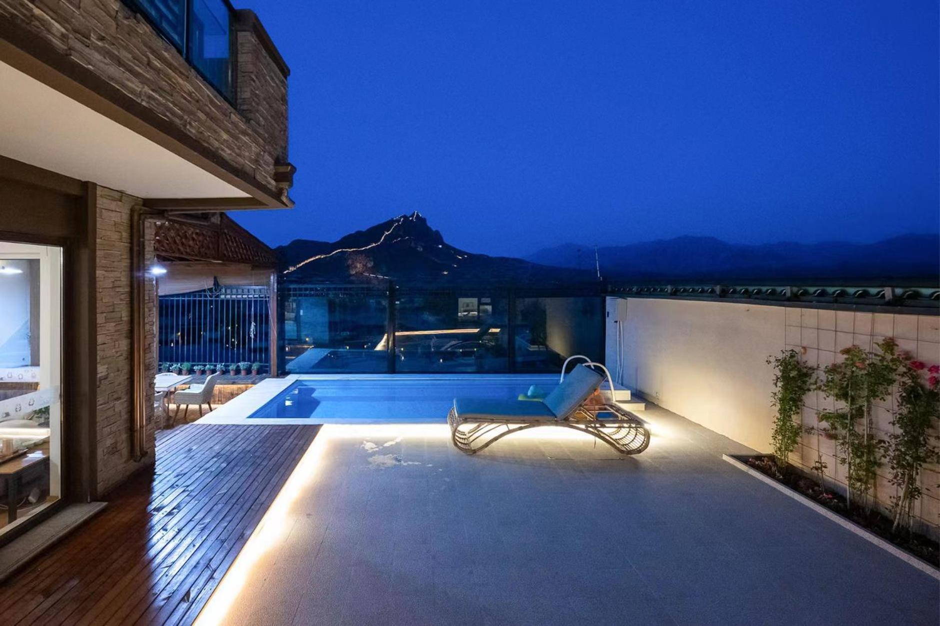 Gubei Water Town Landscape Villa Miyun Bilik gambar